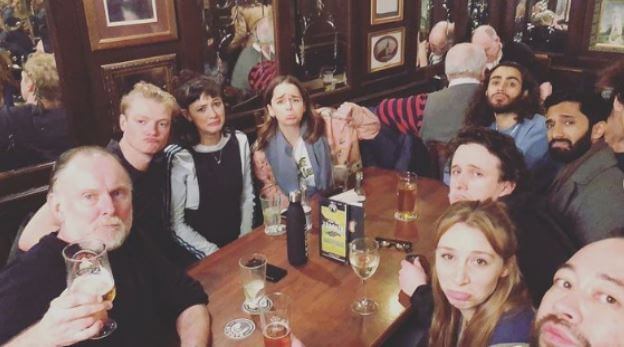 Peter Clarke with his family.